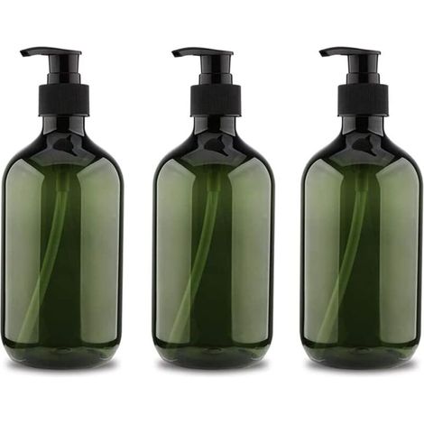 Set di 3 flaconi con dosatore da 5 ml, flacone per shampoo, flacone dispenser per liquidi ricaricabile, flacone vuoto con dosatore ricaricabile, flacone vuoto con dosatore per sapone ricaricabile