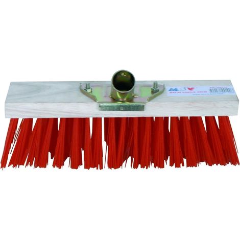 Escoba PVC Rojo MSV