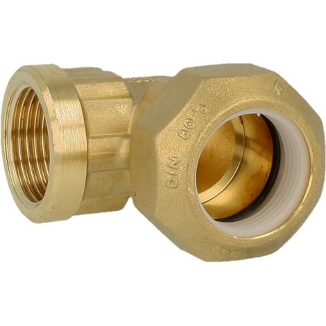 Raccord coudé 40 mm 1 1/4’’ FF pour tuyaux PE et PVC