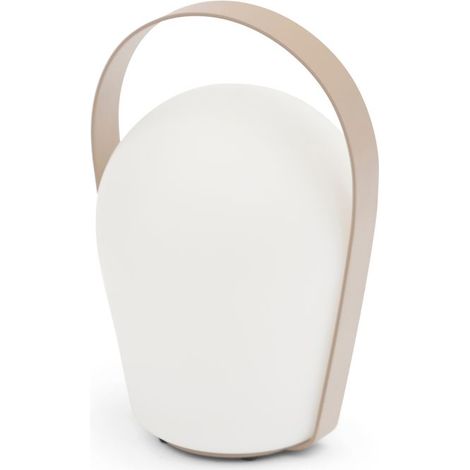 PROLOISIRS Lampe de table large Bob Loop - 20 x 18 x 29 cm - sand