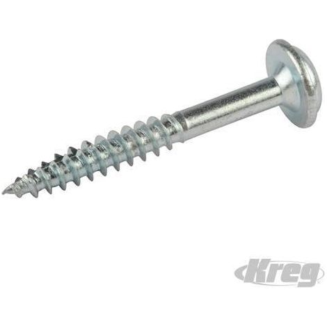 Kreg Viti a scomparsa in zinco con testa a rondella filettatura fine Prezzo-N°7 x 1-1/2" / 500 Pezzi