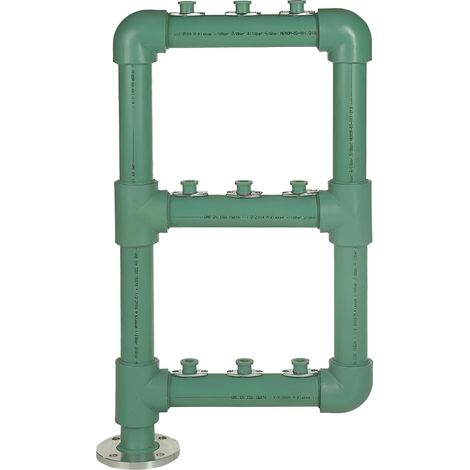 Batería Contadores PPR - 2 y 3 Filas - Agua Fría Sanitaría Modelo Bandera Filas Contadores: 3 - Nº Contadores: 42