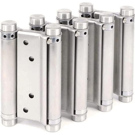 Pairs of Hinges, Stainless Steel, Double Action, Adjustable, Saloon/Cafe/Counter Door (1/5)