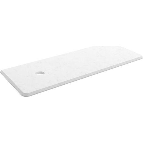 Waschtischplatten UNIIQ 600 für Aufsatzbecken CALACATTA 610 x 20 x 460 mm (1/2)