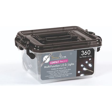 Christmas Compact Multifunction Lights - 360 Led's - Ice White (1/2)