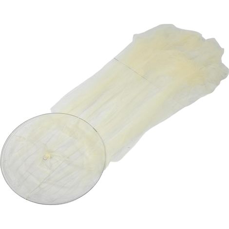 Moustiquaire de lit princesse beige pour filles, protection (1/5)