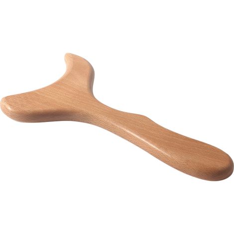 Outil de drainage lymphatique en bois, palette de massage Gua Sha professionnelle, modelage des tissus mous, anti-cellulite, relâchement musculaire, pour femmes et hommes (1/2)