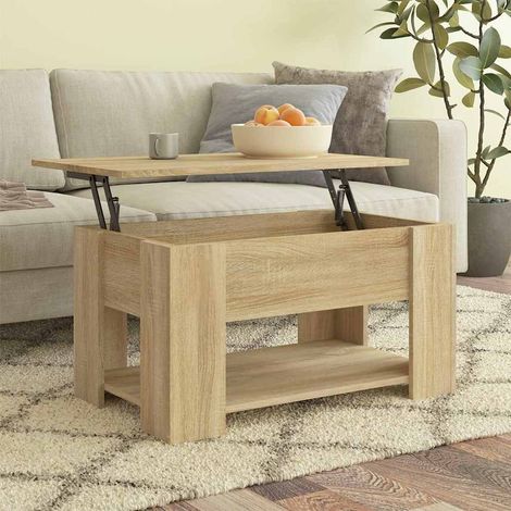 Tavolino da Salotto Rovere Sonoma 79x49x41 cm Legno Multistrato vidaXL (1/5)