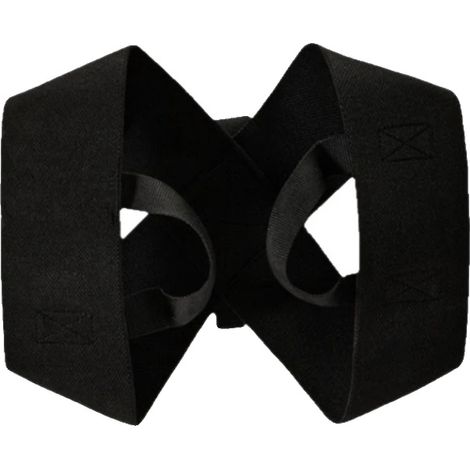 Ceinture de soutien lombaire pour le yoga, ajustable, soutien lombaire amélioré, noir-c, L (1/2)