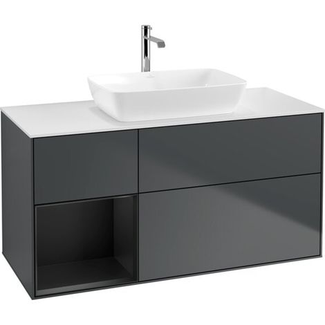 Villeroy & Boch F821PDHG Meuble sous-lavabo Finion F82 (1/2)