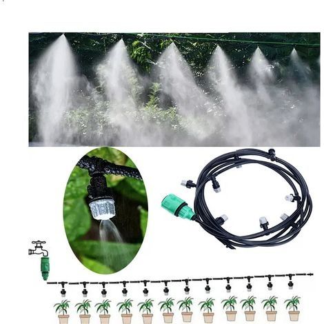 Arroseur de jardin 10 m – tuyau d'arrosage – irrigation de jardin – rafraîchissement de terrasse – système d'arrosage automatique (1/5)