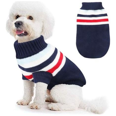 pair Vêtements chauds pour chien en hiver (bleu (XXL))-Fei Yu