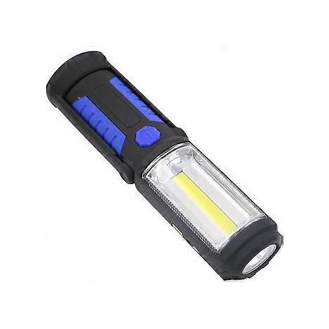 Lampe torche de travail COB LED lampe de travail magnétique pour voiture, garage, mécanique, maison lampe torche rechargeable pour extrieur batterie ble