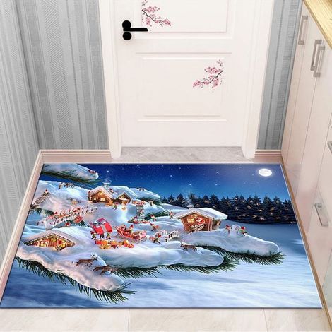 Chaussette De Noël - Tricotée En Acrylique - Motif Monogramme Brodé - Boucle De Suspension - Taille Mini 40 X 60 Cm - Pour Décoration Ou Remplissage De Cadeaux (1/5)