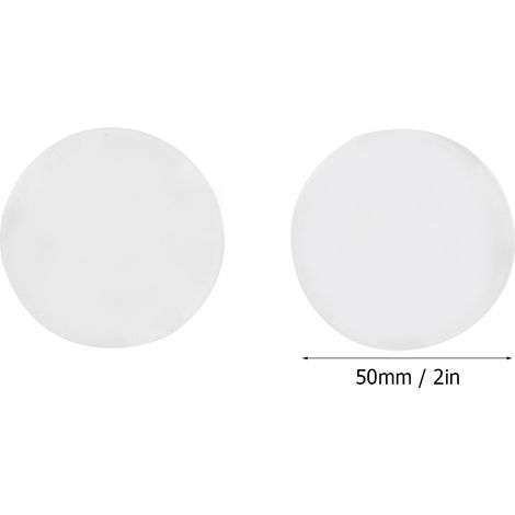 Lentille de Loupe Acrylique 50mm Diamètre - Lot de 2 - Remplacement Direct pour Lecture Facilitée (1/5)