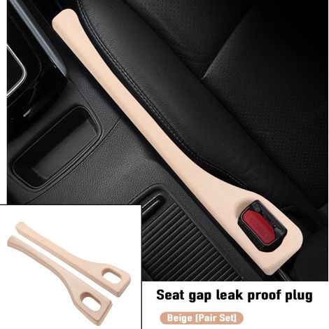 (2 pièces beiges) Bandes de remplissage pour joints de sièges auto, étanches et anti-fuite, accessoires de décoration intérieure pour voiture (1/5)