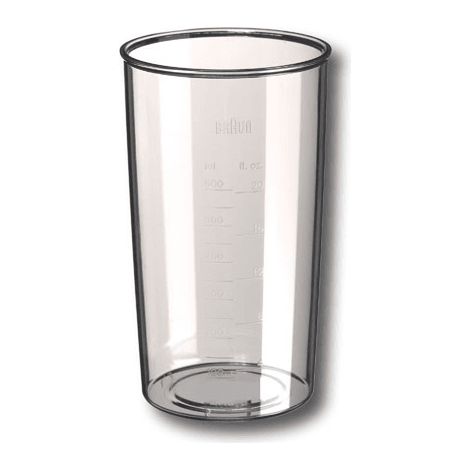 Bol hachoir transparent haut 500ml nu (sans couvercle) (BR67050132, AS00004187) Robot ménager BRAUN, KENWOOD (1/2)