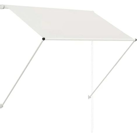 Store banne rétractable beige 150x150cm (1/5)