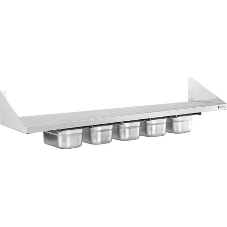 Especiero 5 x 1/4 GN - 120 cm acero inoxidable 140003170