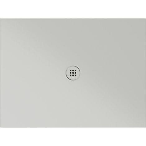 Receveur de douche rectangulaire en céramique 120x90x2cm, cenere mat