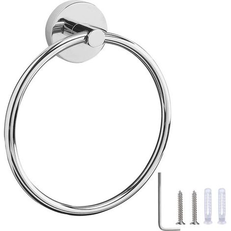 Handtuchringe aus Edelstahl – langlebig und attraktiv – 1 Stück – 160 mm