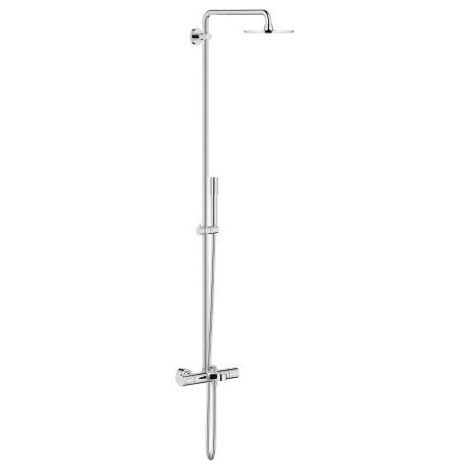 Grohe – Colonne de douche thermostatique avec mitigeur Grotherm 3000 – Pomme haute – Technologie DreamSpray – Flexible 1750mm – 27641000 (1/4)