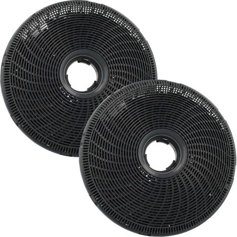 vhbw 2x Filtres à charbon actif compatible avec Electrolux LFG525W, LFG615K, LFG615W, LFG615X, LFV336K, LFV339K, LFP326X, LFP329X hotte aspirante