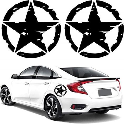 2 PCS Mural stickers Autocollants, Kit d'autocollants, étoile militaire pour voiture, camion, Suzuki, Offroad (1/5)