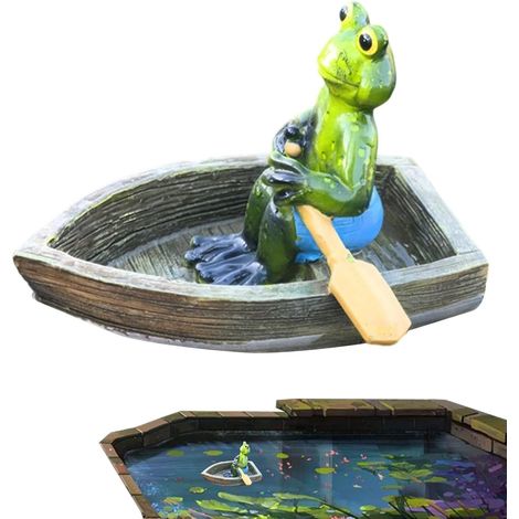 Garten Tierstatuen Dekorative Aquarium Statuen Schwimmende
