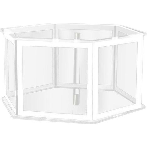 Présentoir à gâteaux en acrylique transparent pour photos, support flottant rond en acrylique, séparateur de gâteaux, entretoise X7K (1/5)