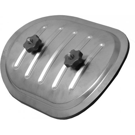 Trappe de visite pour conduit en acier galvanisé de type CMS, D 500 mm S&P (UNELVENT) 865294