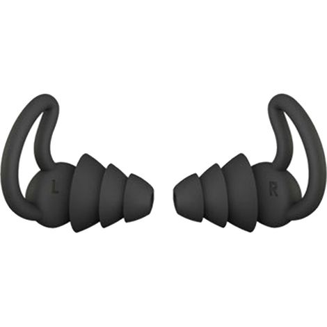 Bouchons d'oreilles antibruit pour dormir, légers et souples, en forme de parapluie, pour la maison, le bureau ou la résidence étudiante, noirs, 3 couches (1/5)