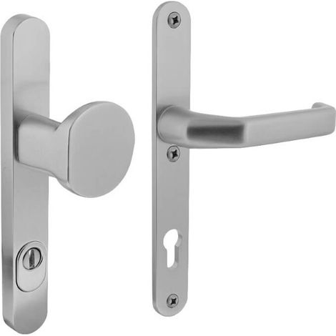 Ferrures de porte d’entrée Vurano PC étroit de 92 mm de protection contre la traction en aluminium - 0082.379849 (1/2)