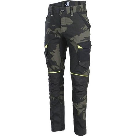 Pantalon de Travail Mirage - Taille 40 - Woodland - Résistant et Confortable - D-Work
