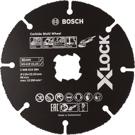 Bosch Accessories 2608619284 Disque à tronçonner 125 mm 1 pc(s) R485191 (1/10)