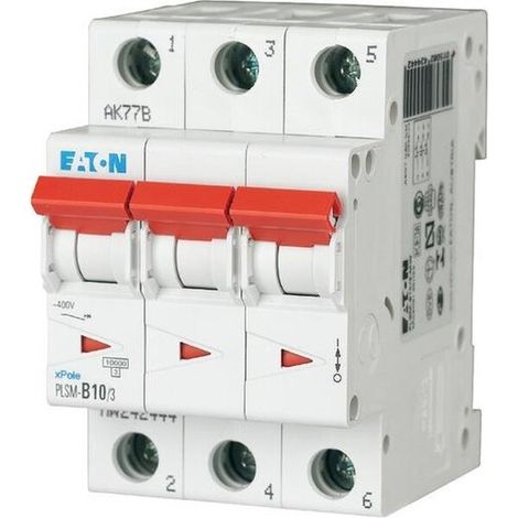 Leistungsschalter 3P B 10A 10kA AC plsm-B10/3-MW 242444