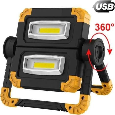 Projecteur LED - Non spécifié - 20W - Rotation 360° - 1500 lumens - Sans fil (1/4)