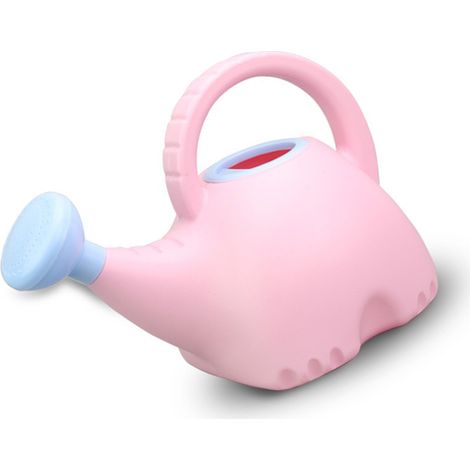 Arrosoir enfant forme éléphant mignon plastique 1,5L rose pour jardinage jouet (1/5)