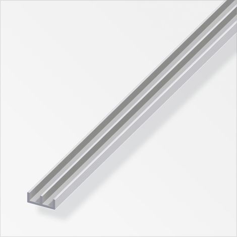 alfer Doppel-U-Profil 6 x 6 x 1000 mm U Schiene Profile