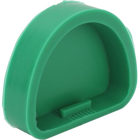 Moule en silicone pour empreintes dentaires, socle rainuré pour laboratoire, vert, 7 x 5.5 cm (1/5)