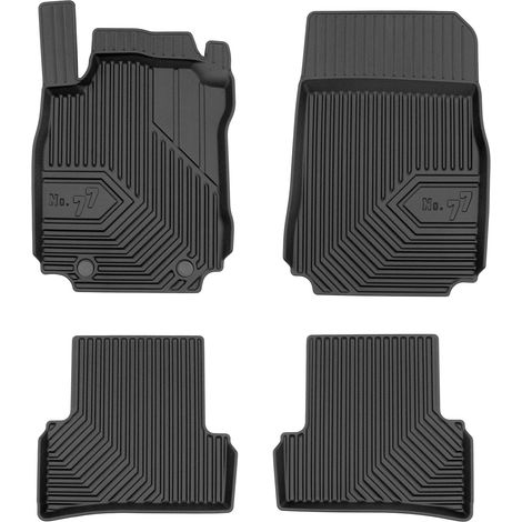 Tapis de Sol de Voiture pour Renault Modus 2004-2012 TPE Antidérapant Noir 4Pcs (1/5)