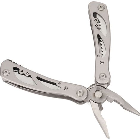 Pince multifonction 11 en 1, 15 cm, pliable, professionnelle, en acier inoxydable, idéale pour le camping et les activités de plein air. (1/5)
