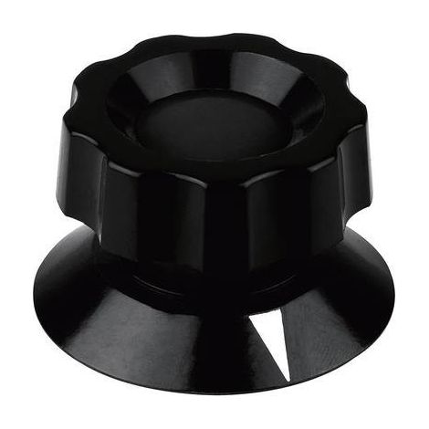 Mentor 474.81 474.81 Manopola rotativa Nero (Ø x A) 58 mm x 35.5 mm 1 pz.