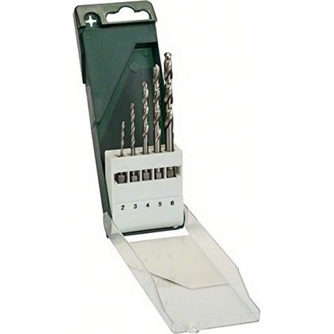 Bosch Accessories 2609255127 HSS Metall-Spiralbohrer-Set 5teilig 2 mm, 3 mm, 4 mm, 5 mm, 6 mm gesc (1/4)