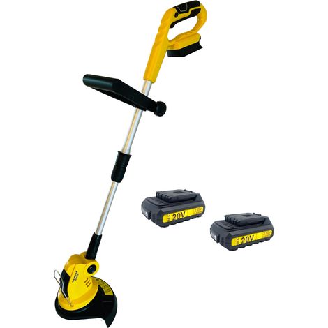 Coupe Bordure à batterie NEMURA 20V + 2 Batteries 2Ah + Chargeur rapide (1/5)