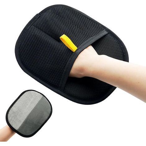 Gants anti-poils statiques pour animaux, réutilisables, pour canapé, meubles, tapis, rideaux (1 pièce)