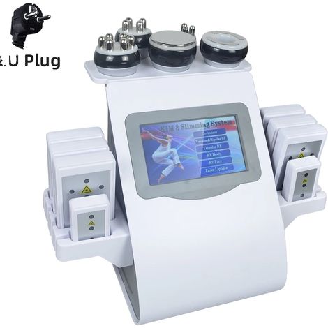 Máquina ultrasónica para adelgazar, reafirmante de la piel multifuncional, relajación muscular, enchufe europeo. (1/2)