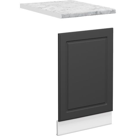 Pannello frontale Fame-Line, Antracite-oro, 45 cm , PL Marmo, Vicco