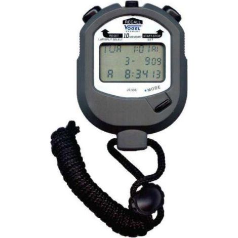 vogel-580506-cronómetro electrónico digital, control de tiempo seg. 1/100, 7 dígitos