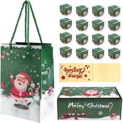 Coffret tirelire de Noël « Explosion de billets » (vert) (1/5)